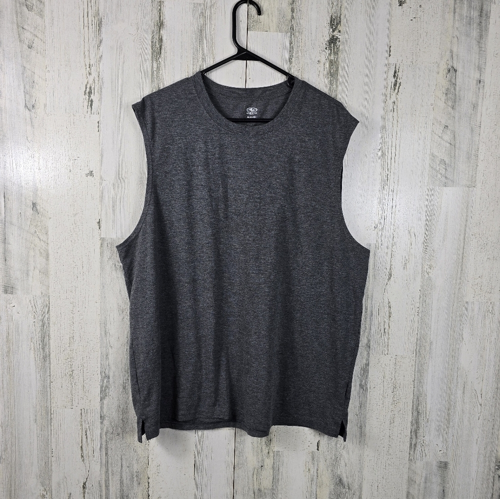 athletic works gray tank top mens size XL 46-48